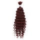 Burgundy Deep Wave Bulk Hair Extensions for Boho Knotless Braiding Burgundy Deep Wave Bulk Hair Extensions for Boho Knotless Braiding