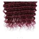 Burgundy Deep Wave Bulk Hair Extensions for Boho Knotless Braiding Burgundy Deep Wave Bulk Hair Extensions for Boho Knotless Braiding