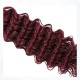 Burgundy Deep Wave Bulk Hair Extensions for Boho Knotless Braiding Burgundy Deep Wave Bulk Hair Extensions for Boho Knotless Braiding