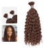 Dark Brown #4 Water Wave Bulk Hair Extensions for Boho Knotless Braiding