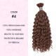 Dark Brown #4 Water Wave Bulk Hair Extensions for Boho Knotless Braiding Dark Brown #4 Water Wave Bulk Hair Extensions for Boho Knotless Braiding
