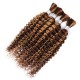 Highlight P4/27 Kinky Curly Bulk Hair Extensions for Boho Knotless Braiding Highlight P4/27 Kinky Curly Bulk Hair Extensions for Boho Knotless Braiding