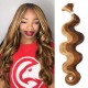 Brown Highlight #P4/30/27 Body Wave Boho Knotless Braids Human Bulk Braiding Hair Extensions Brown Highlight #P4/30/27 Body Wave Boho Knotless Braids Human Bulk Braiding Hair Extensions
