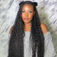 Natural Black #1B Water Wave Bulk Hair Extensions for Boho Knotless Braiding Natural Black #1B Water Wave Bulk Hair Extensions for Boho Knotless Braiding
