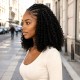 Natural Black #1B Afro Kinky Curly Human Bulk Hair Extensions for Boho Knotless Braiding Natural Black #1B Afro Kinky Curly Human Bulk Hair Extensions for Boho Knotless Braiding