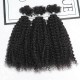 Natural Black #1B Afro Kinky Curly Human Bulk Hair Extensions for Boho Knotless Braiding Natural Black #1B Afro Kinky Curly Human Bulk Hair Extensions for Boho Knotless Braiding