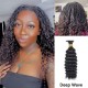 Natural Black #1B Body Wave Bulk Hair Extensions for Boho Knotless Braiding Natural Black #1B Body Wave Bulk Hair Extensions for Boho Knotless Braiding