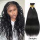 Natural Black #1B French Curl Human Bulk Hair Extensions for Boho Knotless Braiding Natural Black #1B French Curl Human Bulk Hair Extensions for Boho Knotless Braiding