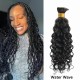 Natural Black #1B French Curl Human Bulk Hair Extensions for Boho Knotless Braiding Natural Black #1B French Curl Human Bulk Hair Extensions for Boho Knotless Braiding