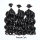 Natural Black #1B French Curl Human Bulk Hair Extensions for Boho Knotless Braiding Natural Black #1B French Curl Human Bulk Hair Extensions for Boho Knotless Braiding