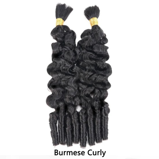 Loose Deep Wave Boho Knotless Braids with Spring Curl Ends Natural Black Bulk Human Braiding Hair Extensions Loose Deep Wave Boho Knotless Braids with Spring Curl Ends Natural Black Bulk Human Braiding Hair Extensions