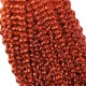 Orange Kinky Curly Bulk Hair Extensions for Boho Knotless Braiding Orange Kinky Curly Bulk Hair Extensions for Boho Knotless Braiding
