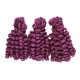 Purple Bouncy Curl Bulk Hair Extensions For Crochet Braids Human Hair Purple Bouncy Curl Bulk Hair Extensions For Crochet Braids Human Hair