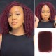 Affordable Afro Kinky Bulk Human Hair Extension 99J Burgundy Color For Braiding DreadLock Affordable Afro Kinky Bulk Human Hair Extension 99J Burgundy Color For Braiding DreadLock