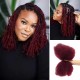 Affordable Afro Kinky Bulk Human Hair Extension 99J Burgundy Color For Braiding DreadLock Affordable Afro Kinky Bulk Human Hair Extension 99J Burgundy Color For Braiding DreadLock