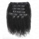 Invisible 9PCS Weft Clip In Hair Extensions 5PCS Volumizer Afro Kinky Curly PU Clip In Human Hair Invisible 9PCS Weft Clip In Hair Extensions 5PCS Volumizer Afro Kinky Curly PU Clip In Human Hair