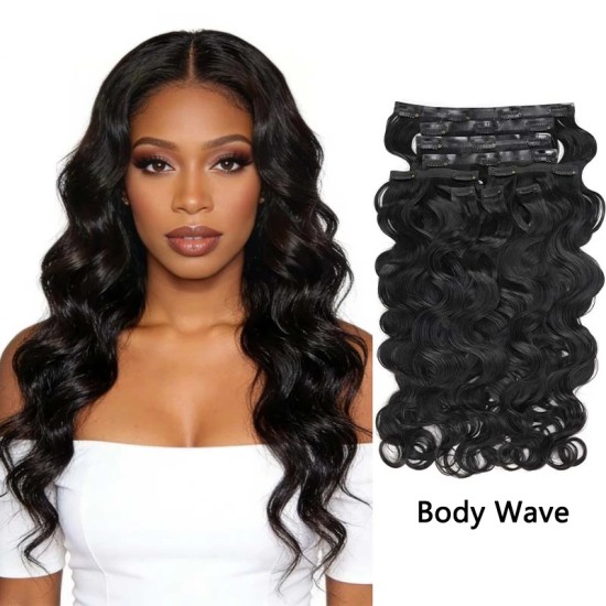 Burmese Curly PU Clip In Hair Extensions 9PCS 5PCS Volumizer Human Hair Burmese Curly PU Clip In Hair Extensions 9PCS 5PCS Volumizer Human Hair