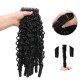 Burmese Curly PU Clip In Hair Extensions 9PCS 5PCS Volumizer Human Hair Burmese Curly PU Clip In Hair Extensions 9PCS 5PCS Volumizer Human Hair