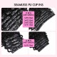 Burmese Curly PU Clip In Hair Extensions 9PCS 5PCS Volumizer Human Hair Burmese Curly PU Clip In Hair Extensions 9PCS 5PCS Volumizer Human Hair