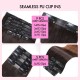 Ombre #T2/30 Mixed Subtle Ombre Brown PU Clip In Hair Extensions Straight Seamless Clip In Human Hair Ombre #T2/30 Mixed Subtle Ombre Brown PU Clip In Hair Extensions Straight Seamless Clip In Human Hair