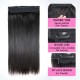 Halo Hair Extensions Human Hair Straight One Piece Clip in with Invisible Wire & V Part Breathable Weft Halo Hair Extensions Human Hair Straight One Piece Clip in with Invisible Wire & V Part Breathable Weft