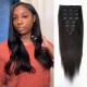 Invisible 9PCS Weft Clip In Hair Extensions 5PCS Volumizer Natural Straight PU Clip In Human Hair Invisible 9PCS Weft Clip In Hair Extensions 5PCS Volumizer Natural Straight PU Clip In Human Hair
