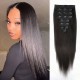 Invisible 9PCS Weft Clip In Hair Extensions 5PCS Volumizer Natural Straight PU Clip In Human Hair Invisible 9PCS Weft Clip In Hair Extensions 5PCS Volumizer Natural Straight PU Clip In Human Hair