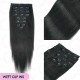 Invisible 9PCS Weft Clip In Hair Extensions 5PCS Volumizer Natural Straight PU Clip In Human Hair Invisible 9PCS Weft Clip In Hair Extensions 5PCS Volumizer Natural Straight PU Clip In Human Hair