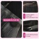 Invisible 9PCS Weft Clip In Hair Extensions 5PCS Volumizer Natural Straight PU Clip In Human Hair Invisible 9PCS Weft Clip In Hair Extensions 5PCS Volumizer Natural Straight PU Clip In Human Hair