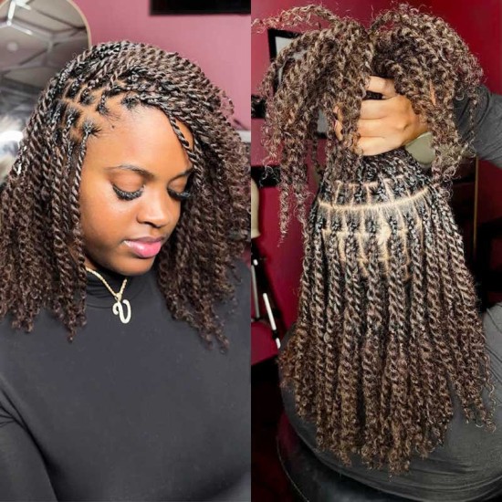 Dark Brown #4 Afro kinky Bulk Hair Extensions For Braiding Dreadlock Human Hair Dark Brown #4 Afro kinky Bulk Hair Extensions For Braiding Dreadlock Human Hair