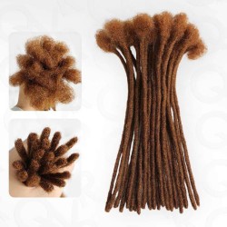 Handmade Dreadlocks Auburn Brown #30 Thickness 0.6cm Human Hair Loc Extensions Handmade Dreadlocks Auburn Brown #30 Thickness 0.6cm Human Hair Loc Extensions