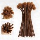 Handmade Dreadlocks Auburn Brown #30 Thickness 0.6cm Human Hair Loc Extensions Handmade Dreadlocks Auburn Brown #30 Thickness 0.6cm Human Hair Loc Extensions