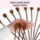 Handmade Dreadlocks Auburn Brown #30 Thickness 0.6cm Human Hair Loc Extensions Handmade Dreadlocks Auburn Brown #30 Thickness 0.6cm Human Hair Loc Extensions