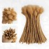 Handmade Dreadlocks Honey Blonde #27 Thickness 0.6cm Human Hair Loc Extensions