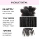 Natural Black Dreadlock Loc Extensions With Curly Ends Human Hair Natural Black Dreadlock Loc Extensions With Curly Ends Human Hair