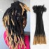 Handmade Dreadlocks Ombre #T1B/27 Color Thickness 0.6cm Loc Extensions Human Hair