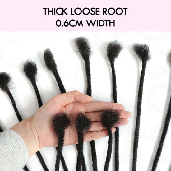 Handmade Dreadlocks Ombre #T1B/27 Color Thickness 0.6cm Loc Extensions Human Hair Handmade Dreadlocks Ombre #T1B/27 Color Thickness 0.6cm Loc Extensions Human Hair