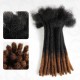 Handmade Dreadlocks Ombre #T1B/30 Color Thickness 0.6cm Loc Extensions Human Hair Handmade Dreadlocks Ombre #T1B/30 Color Thickness 0.6cm Loc Extensions Human Hair