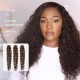 Deep Brown #2 Water Wave Soft Handmade Feather Crochet Braids Human Hair Extensions Deep Brown #2 Water Wave Soft Handmade Feather Crochet Braids Human Hair Extensions