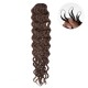 Deep Brown #2 Water Wave Soft Handmade Feather Crochet Braids Human Hair Extensions Deep Brown #2 Water Wave Soft Handmade Feather Crochet Braids Human Hair Extensions
