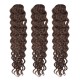Deep Brown #2 Water Wave Soft Handmade Feather Crochet Braids Human Hair Extensions Deep Brown #2 Water Wave Soft Handmade Feather Crochet Braids Human Hair Extensions