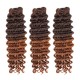 Lightweight T2/30 Color Deep Wave Handmade Feather Crochet Braid Human Hair Extensions Lightweight T2/30 Color Deep Wave Handmade Feather Crochet Braid Human Hair Extensions