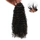 Natural Black #1B Kinky Curly Handmade Feather Crochet Braid Human Hair Extensions Natural Black #1B Kinky Curly Handmade Feather Crochet Braid Human Hair Extensions