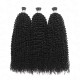 Afro Kinky Curly I Tip Hair Extensions Natural Black Human Hair Afro Kinky Curly I Tip Hair Extensions Natural Black Human Hair