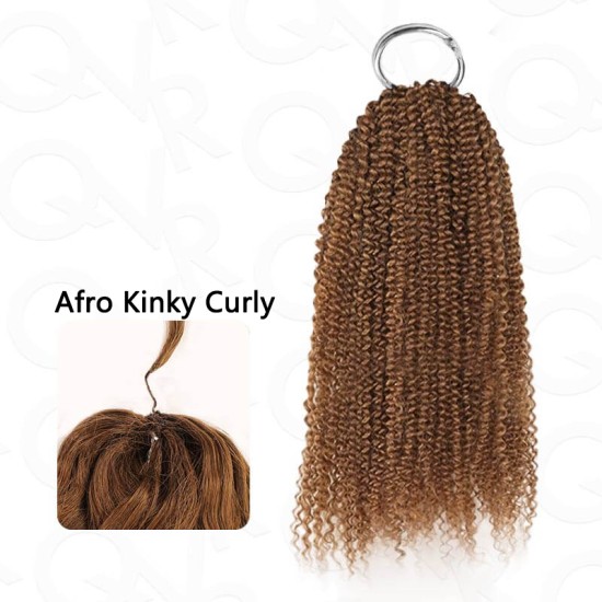 Lite Edition|Curly Miracle Knots Auburn Brown #30 Feather Crochet Human Hair|Lightweight Crochet Weave Hair Extension Lite Edition|Curly Miracle Knots Auburn Brown #30 Feather Crochet Human Hair|Lightweight Crochet Weave Hair Extension