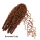 Lite Edition|Curly Miracle Knots Auburn Brown #30 Feather Crochet Human Hair|Lightweight Crochet Weave Hair Extension Lite Edition|Curly Miracle Knots Auburn Brown #30 Feather Crochet Human Hair|Lightweight Crochet Weave Hair Extension