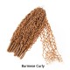 Lite Edition|Curly Miracle Knots Honey Blonde #27 Feather Crochet Human Hair|Lightweight Crochet Weave Hair Extension Lite Edition|Curly Miracle Knots Honey Blonde #27 Feather Crochet Human Hair|Lightweight Crochet Weave Hair Extension