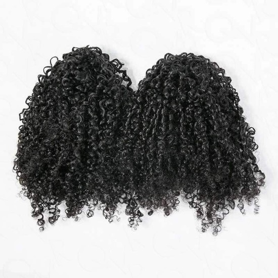 Lite Edition|Curly Miracle Knots Natural Black Feather Crochet Human Hair|Lightweight Crochet Weave Hair Extension Lite Edition|Curly Miracle Knots Natural Black Feather Crochet Human Hair|Lightweight Crochet Weave Hair Extension
