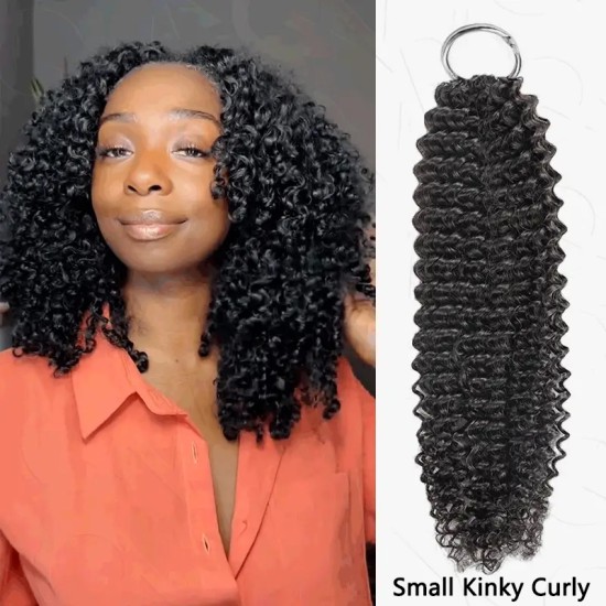 Lite Edition|Curly Miracle Knots Natural Black Feather Crochet Human Hair|Lightweight Crochet Weave Hair Extension Lite Edition|Curly Miracle Knots Natural Black Feather Crochet Human Hair|Lightweight Crochet Weave Hair Extension