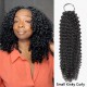 Lite Edition|Curly Miracle Knots Natural Black Feather Crochet Human Hair|Lightweight Crochet Weave Hair Extension Lite Edition|Curly Miracle Knots Natural Black Feather Crochet Human Hair|Lightweight Crochet Weave Hair Extension
